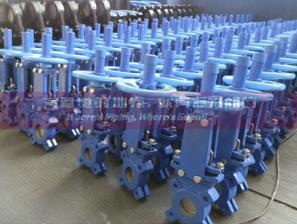 刀閘閥惡劣環境中依然淡定處理！